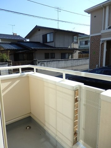 ベル　フィオーレ　Ⅱのバルコニー|落ち着いた時間を過ごせるバルコニーです