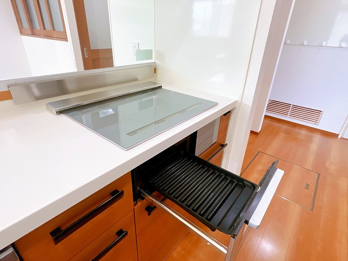 岡山市北区高松原古才 中古住宅のキッチン|◆キッチンの様子です。
