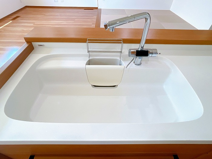 岡山市北区高松原古才 中古住宅のキッチン|◆キッチンの様子です。