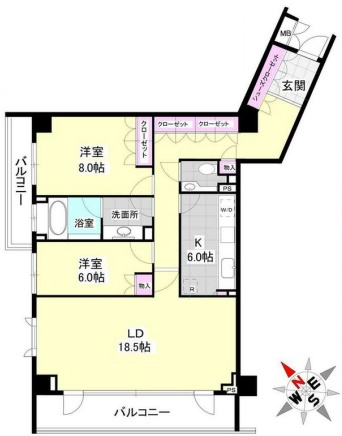 パークハウス広尾の間取り