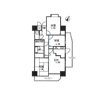 【間取り】 | ライオンズマンション練馬春日町