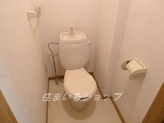 広島市安佐北区上深川町のアパートのトイレ