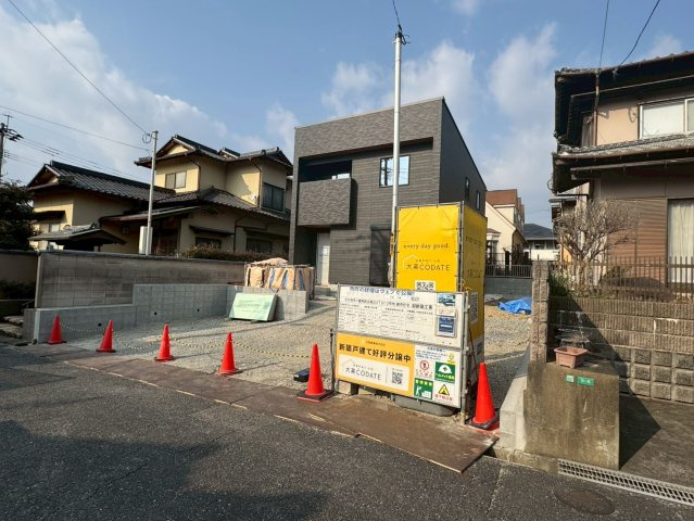 ONE HOUSE－ワンハウスー小倉南区企救丘3丁目　【小倉南区　新築戸建て】の外観|現地撮影　2026,1,29　ONE HOUSE－ワンハウスー小倉南区企救丘3丁目　【小倉南区　新築戸建て】