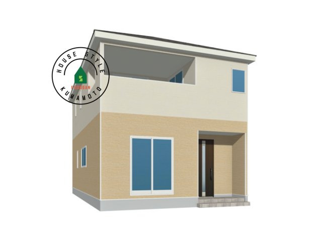 熊本市西区田崎3丁目第1-2棟(1号棟)の完成予想図|こちらの物件が少しでも気になるようでしたら、お気軽にお問合せください。人生でいちばん大きなお買い物ですので、ゆっくりご見学ください。ネット上の画像と実際の見学では、リアル感がまるで違います。