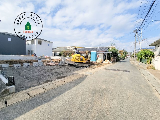 熊本市西区田崎3丁目第1-2棟(1号棟)の前面道路含む現地写真|見学の時間などお気軽にお問い合わせ下さい。