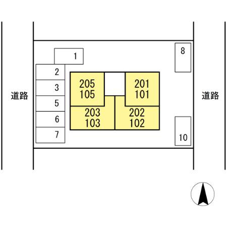 カサブランカの区画図