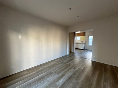 【居間・リビング】 | コーポラス坂本 | 南東向きリビングダイニングキッチン14帖☆バルコニー側からの眺めです♪家具などを置いても余裕のある広さ！