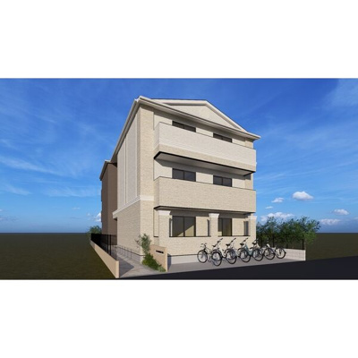 【外観パース】 | KTIレジデンス弥刀