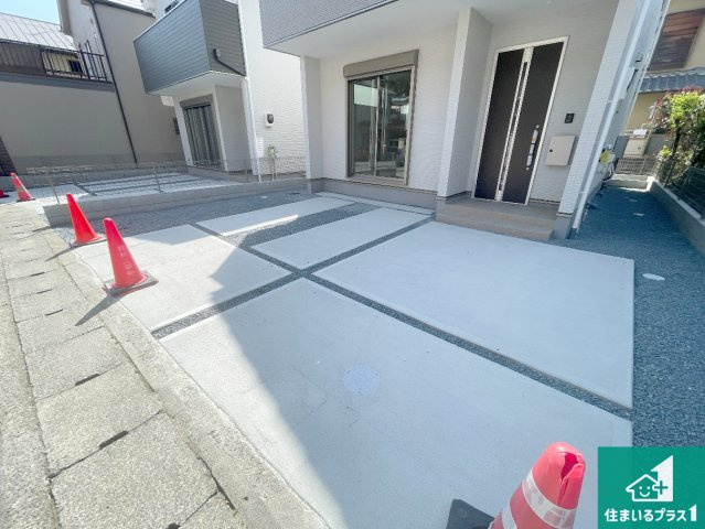 ★29(土)30(日)現地見学可能！★京都市左京区修学院千万田町　全2邸の駐車場|駐車スペース！散水栓があるので、こまめに愛車を洗えます！