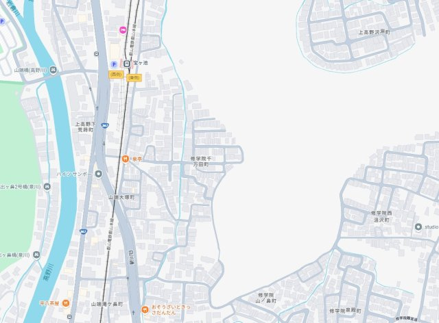 ★29(土)30(日)現地見学可能！★京都市左京区修学院千万田町　全2邸の地図