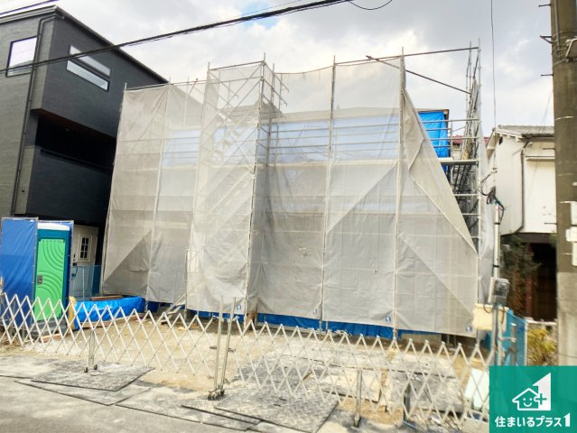 明石市魚住町西岡　第13期　新築一戸建ての外観|周辺は落ち着いた街並みの住宅地！子育てがしやすい住環境です！まだ未完成ですが、現地でしかわからない事もございます。是非一度ご覧ください。