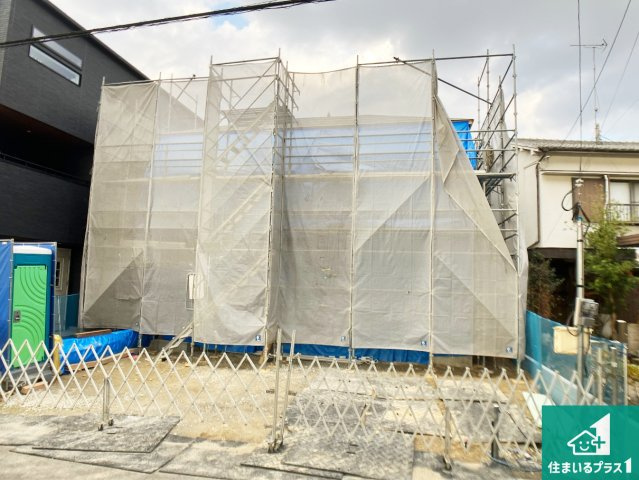 明石市魚住町西岡　第13期　新築一戸建ての外観|周辺は落ち着いた街並みの住宅地！子育てがしやすい住環境です！まだ未完成ですが、現地でしかわからない事もございます。是非一度ご覧ください。