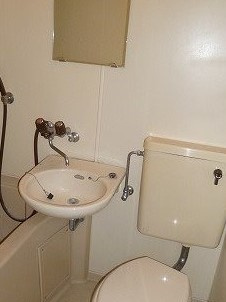 【洗面所】 | ローズアパート(R-001) | 参考写真（同物件別部屋）