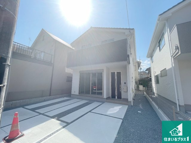 ★現地見学可能！★京都市左京区修学院千万田町　第1期　新築一戸建ての外観|安心の10年保証！外観を美しく保ち、雨水で汚れを落とします！気になることがありましたら、お気軽にお問い合わせください！