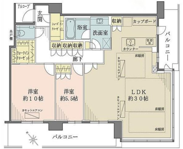ザ・パークハウス中之島タワー50階