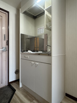 コンパクトなキッチンで掃除もラクラク