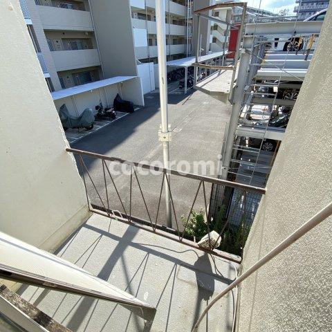 守口市藤田町貸家のバルコニー