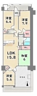 【間取り】 | コスモシティ梅小路公園