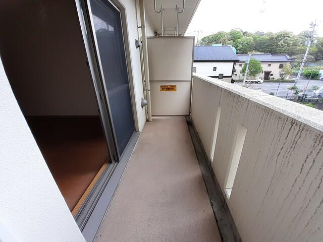 川崎市麻生区黒川の賃貸マンションのバルコニー|広々としたバルコニーです