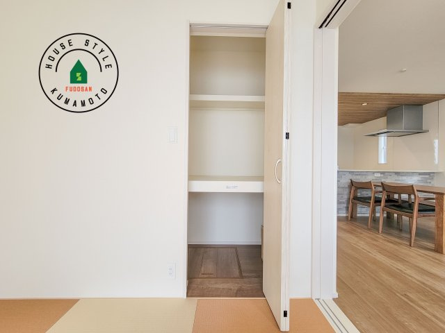 合志市須屋第15-2棟(2号棟)の収納|収納には困りません。