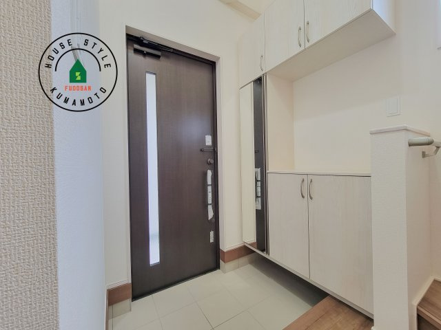 合志市須屋第15-2棟(2号棟)の防犯設備|二重ロックでしっかり防犯対策ができます。