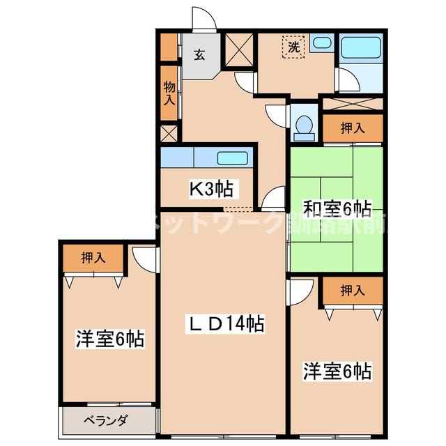 Ｋ＆Ｍビルの間取り