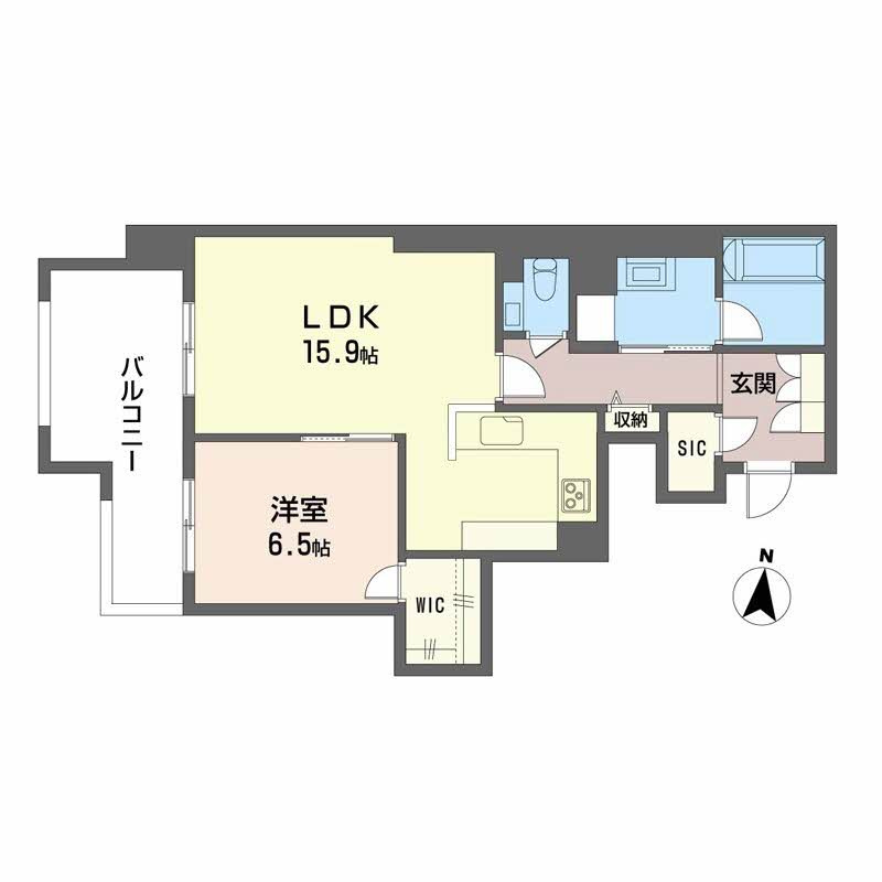 福岡市中央区大濠２丁目の賃貸マンションの間取り|シャーメゾンリュクス大濠 A0202号-16