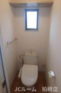 柏崎市常盤台のアパートのトイレ