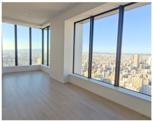 シエリアタワー大阪堀江の居間・リビング