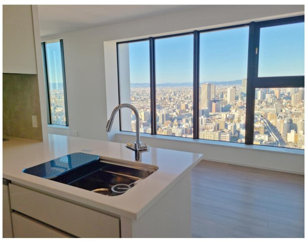 シエリアタワー大阪堀江のキッチン