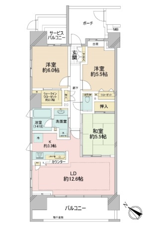 【間取り】 | クレストスカイウイング