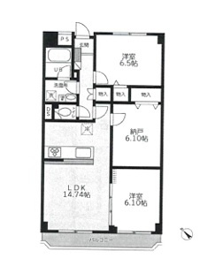 【間取り】 | 葛西パークサイドハイツ