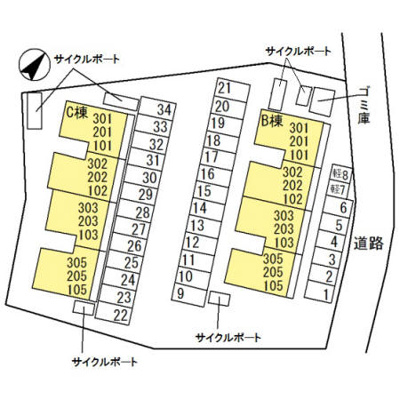 【区画図】 | 優水 C棟