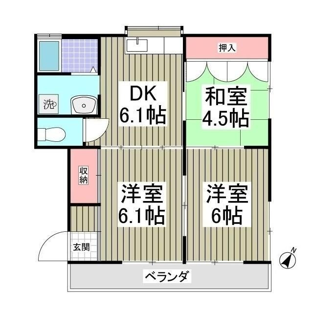 レストン・Ｂの間取り