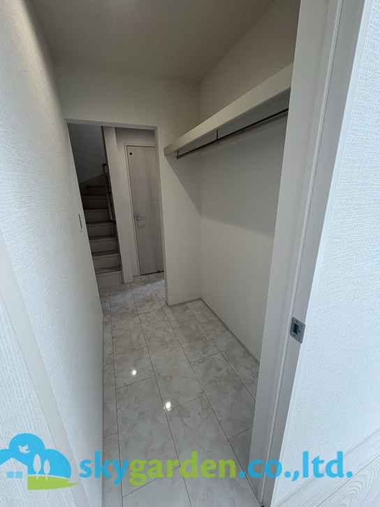 茅ヶ崎市下寺尾　新築戸建の収納|ファミリークローゼット、納戸としてお使い下さい