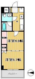 【間取り】 | クレールコート