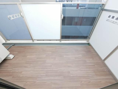 【バルコニー】 | アスヴェル阿波座BLUE EARTH | お洗濯にも便利なバルコニー付き