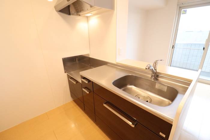 熊本市南区出仲間２丁目のアパートのキッチン