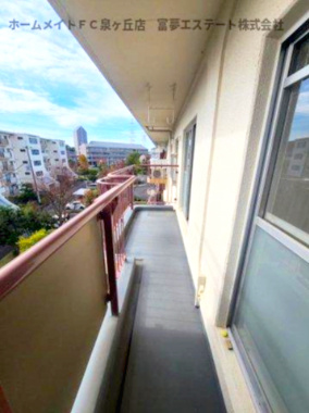 【バルコニー】 | 泉北城山台三丁住宅6号棟