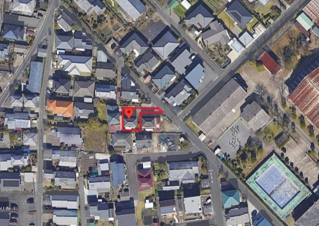 都城市蓑原町の売地の外観