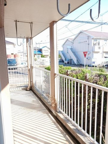 ランデックスのバルコニー