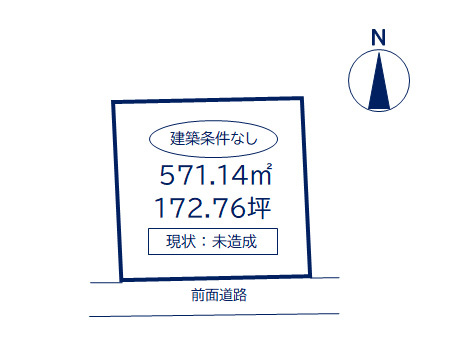 みそら野　売土地の土地図