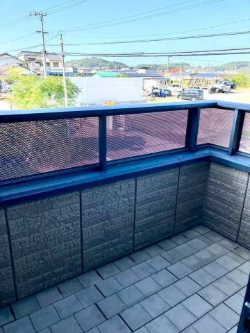 ミサワホーム施工　多度津町　全室南向き５LDKのバルコニー