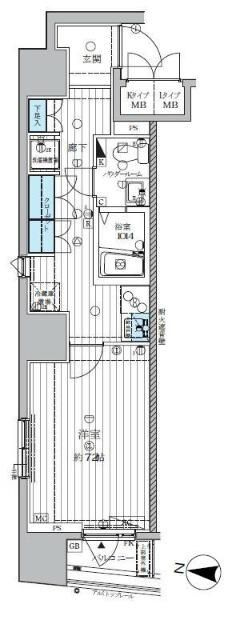 ランドステージ両国の間取り