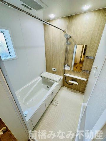 高崎市倉賀野町24-1期　２号棟(全３棟)　リナージュ　新築建売分譲の浴室|日々の疲れを癒すお風呂付です