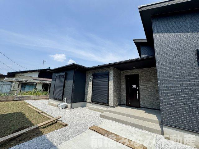 前橋市上泉町　限定1棟　ブルーミングガーデン　新築建売の外観|外観もきれいです