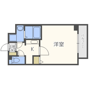【間取り】 | プレサンス谷町リーベ