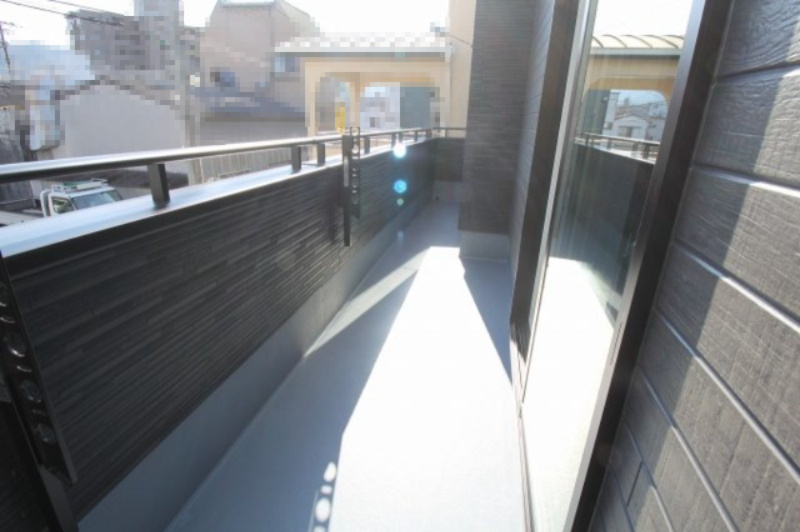 桟橋通3丁目　新築戸建　【内覧可能】のバルコニー|2F　南東の部屋　7.5帖+WIC