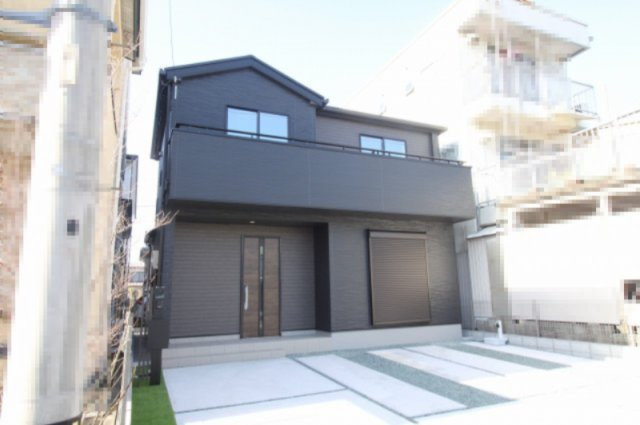 桟橋通3丁目　新築戸建　【内覧可能】の外観|完成しました！
3LDK+SIC+FCL+3WIC　　※２階の各居室にWICあります！
