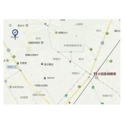 【地図】 | シャンテ相模台B棟